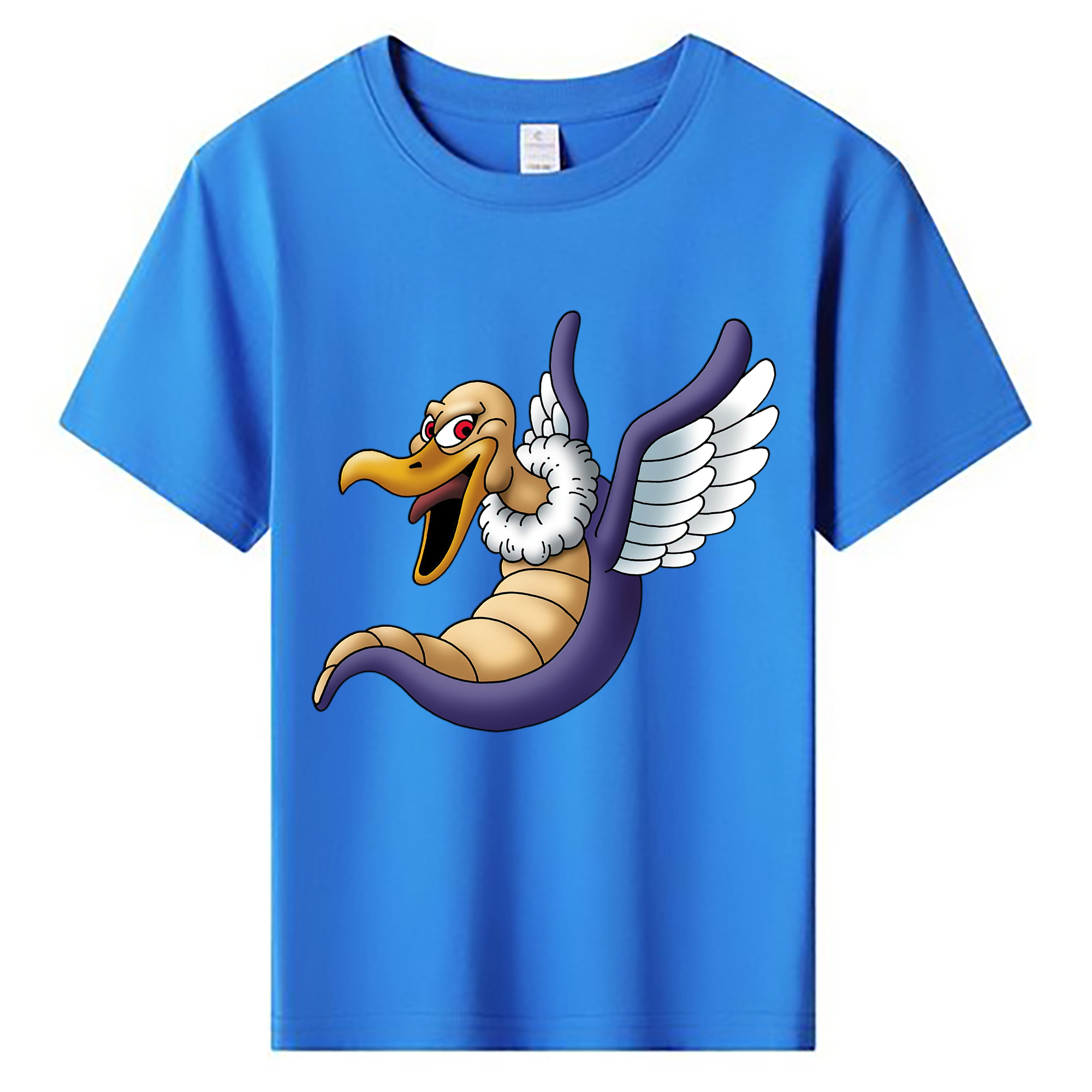 （画像用） ドラゴンクエスト Doragon Kuesuto Dragon Quest 綿100％キッズTシャツ（フロントプリント）